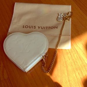 Louis Vuitton heart coin purse
